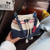 Purse Retro Canvas Bucket Bags Crossbody Bag Drawstring Bucket Bag  Girls