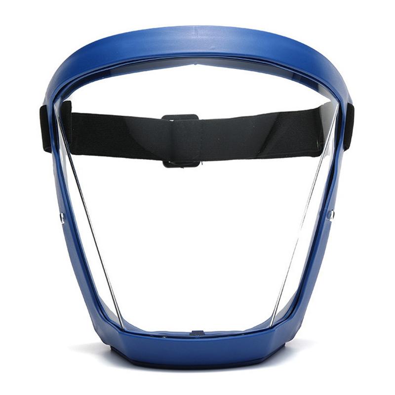 Рабочая защитная маска Прозрачная защитная маска для лица Защитная противотуманная противопылевая домашняя кухонная утварь Полнолицевая маска