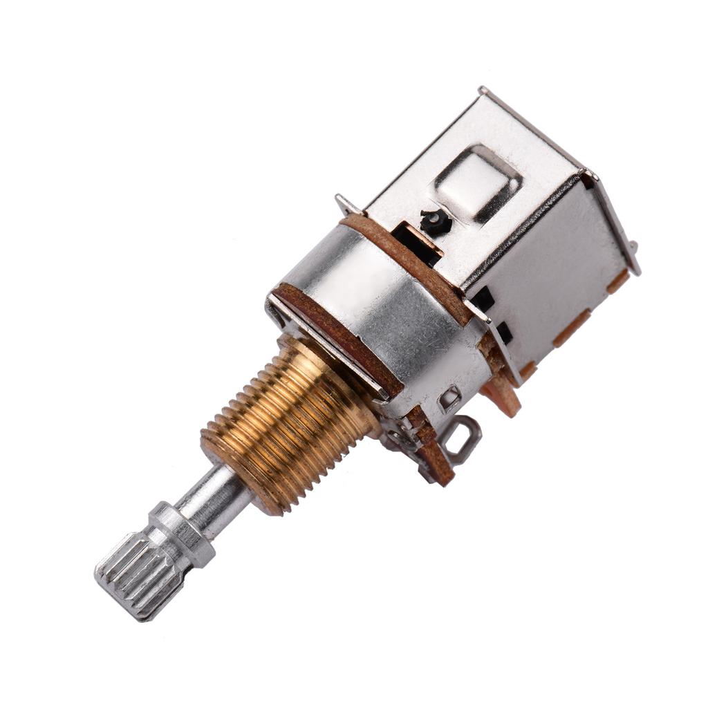 Потенциометры для бас-гитары для электрогитары, горшки с разделенным валом, кнопочный переключатель, детали для гитары, 2 шт.