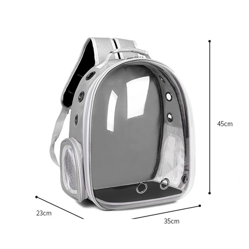 Pet Carrier Backpack Transparent Window Small Animal Puppy Cat Carrying Bag Breathable Outdoor Travel Backpack Pet Supplies