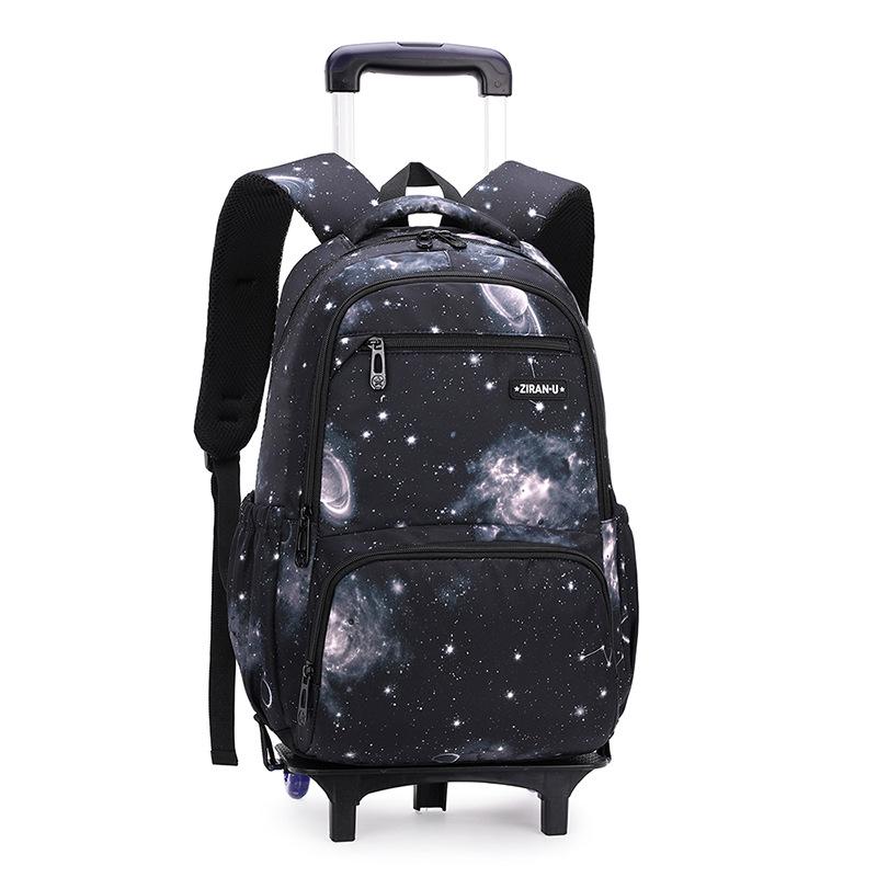 Школьный рюкзак-сумка на колесах Back To School Сумки на колесах Студенческий рюкзак на колесах для мальчиков и девочек Детская школьная сумка-тележка