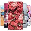 Fashion 3D Painted Pattern Phone Cover Lanyard Flip Leather Case For iPhone Xiaomi Poco Redmi OPPO Realme OnePlus