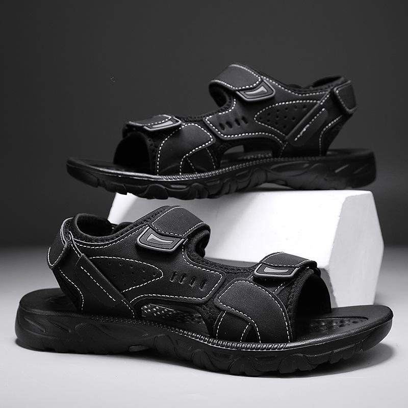 Sandals Men's 2025 Summer Explosion Wearing Teenagers Beach Sandals Non-slip Wear Trend Driving Outdoor Men's Shoes