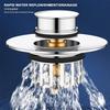 Drain Protector Bathtub Drain Stopper Pop-up Drain Plug Universal Drain Hair Catcher