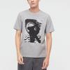 Uniqlo Мужская/Женская футболка с коротким рукавом UT Photo Print Дайдо Морияма Серый 441168-03