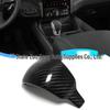 Накладка на головку рычага переключения передач из настоящего углеродного волокна для Dodge RAM TRX, модификация интерьера центральной консоли