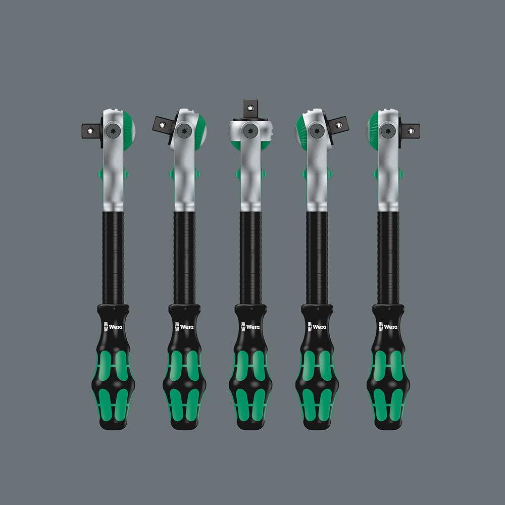 WERA 05003500001 Трещотка Zyklop Speed с свободно вращающейся головкой 8000 A Японская 1/4" [Официальный импорт]