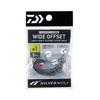 DAIWA Silver Wolf Hook SS Wide Offset #2 9 Pieces