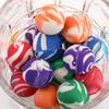 Funny Toy Elastic 20mm Colorful Mini Bouncing Balls Jumping Balls Rubber Ball Swirl Bouncing Balls