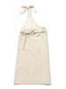 Beams Boy Women's One-Shoulder Apron Dress, IVORY FREE