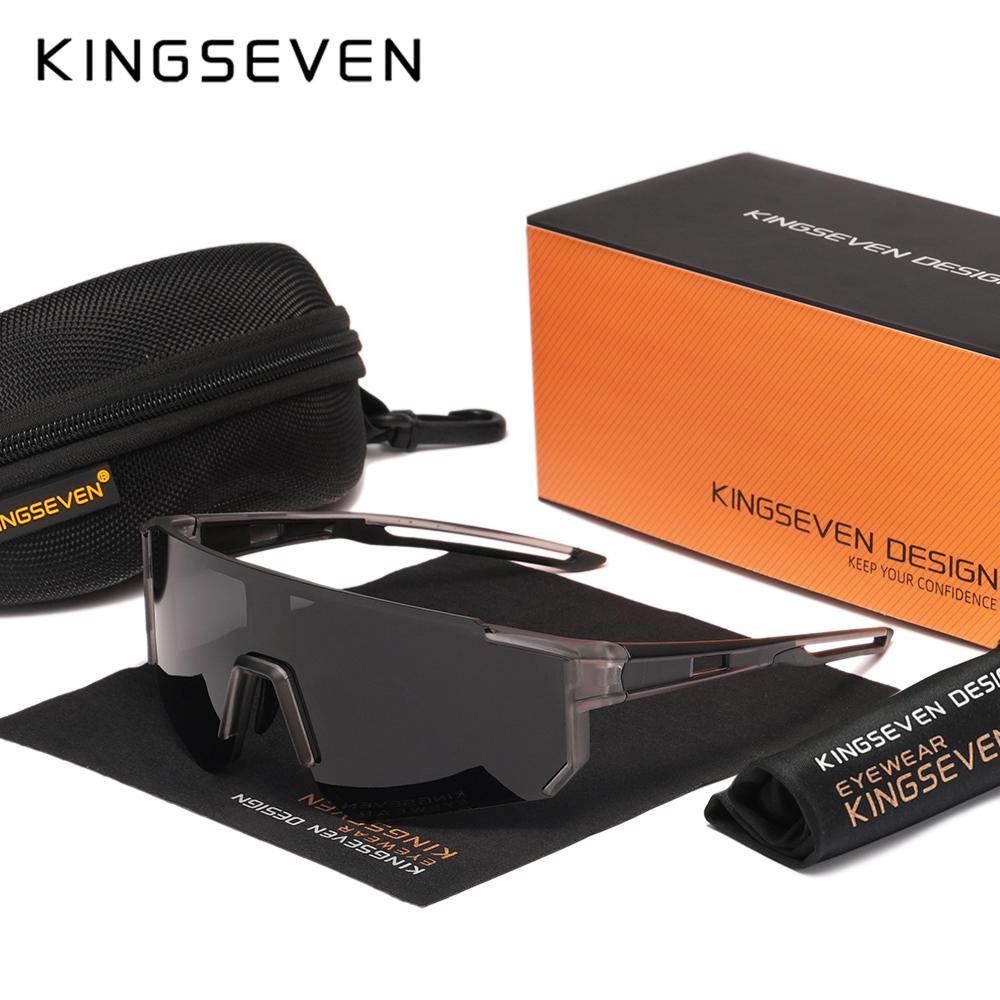 Солнцезащитные очки KINGSEVEN для велоспорта, мужские и женские очки для горного велосипеда, UV400, поляризованные, для скалолазания, защитные очки