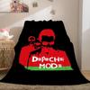 Зимние пледы для дивана A-Depeche A-Mode На заказ King Size Теплые для коленей Кровать Флис Кемпинг Пушистые Мягкие пледы Микрофибра Постельное белье