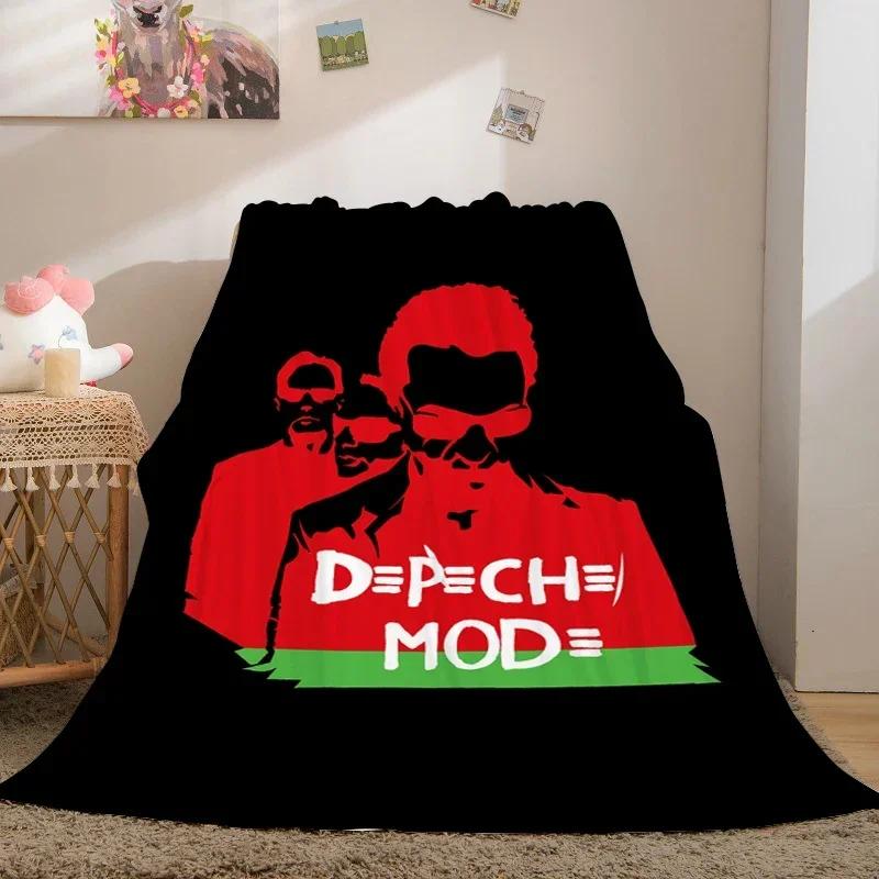 Зимние пледы для дивана A-Depeche A-Mode На заказ King Size Теплые для коленей Кровать Флис Кемпинг Пушистые Мягкие пледы Микрофибра Постельное белье