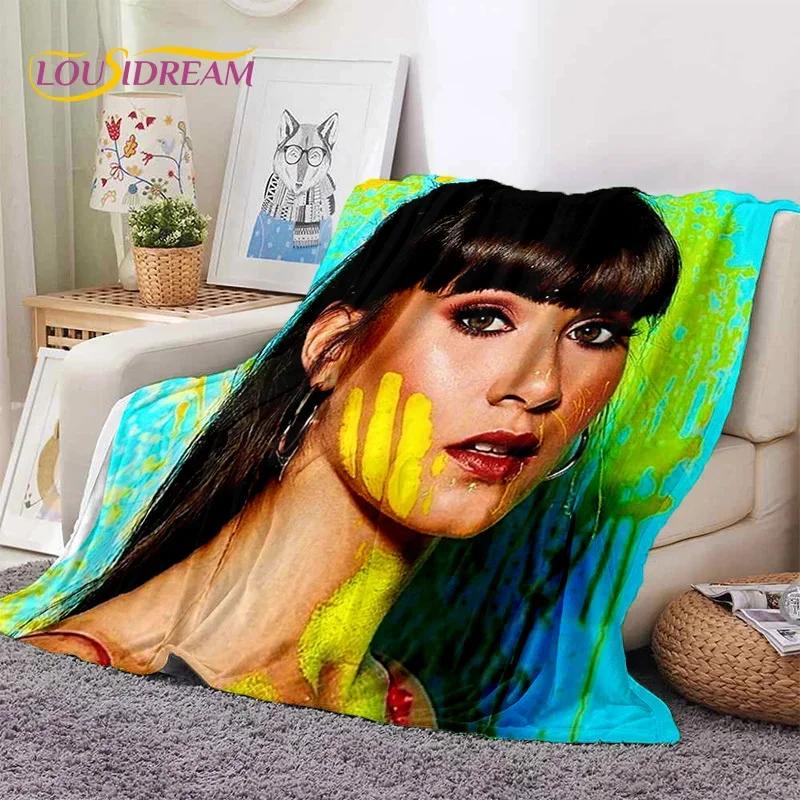 3D Cute Aitana Spanish Singer Soft Flannel Blanket for Beds Bedroom Sofa Picnic,Throw Blanket for Cover Outdoor Leisure Nap Gift