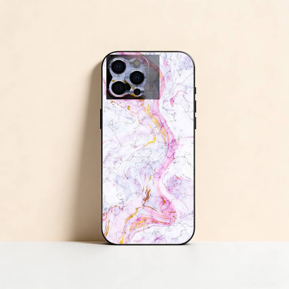 Чехол с мраморным узором для iPhone 17, 16, 15, 14, 13, 12, 11 Plus, Pro Max, Другие Мягкий Черный Чехол