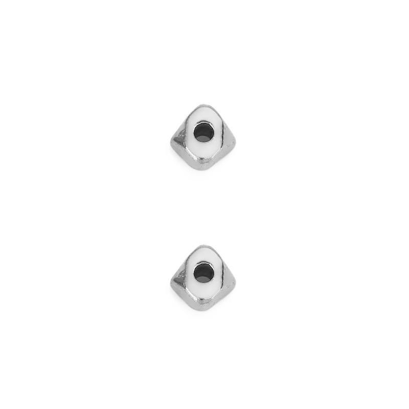 20pcs Irregular Stainless Steel Spacer Seed Bracelet Beads 5mm Never Fade PVD Necklace Beads For DIY Jewelry Making Findings