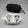 Tempered Glass Freediving Mask Snorkeling Set Foldable Snorkel J-Type Diving Mask With Camera Mount