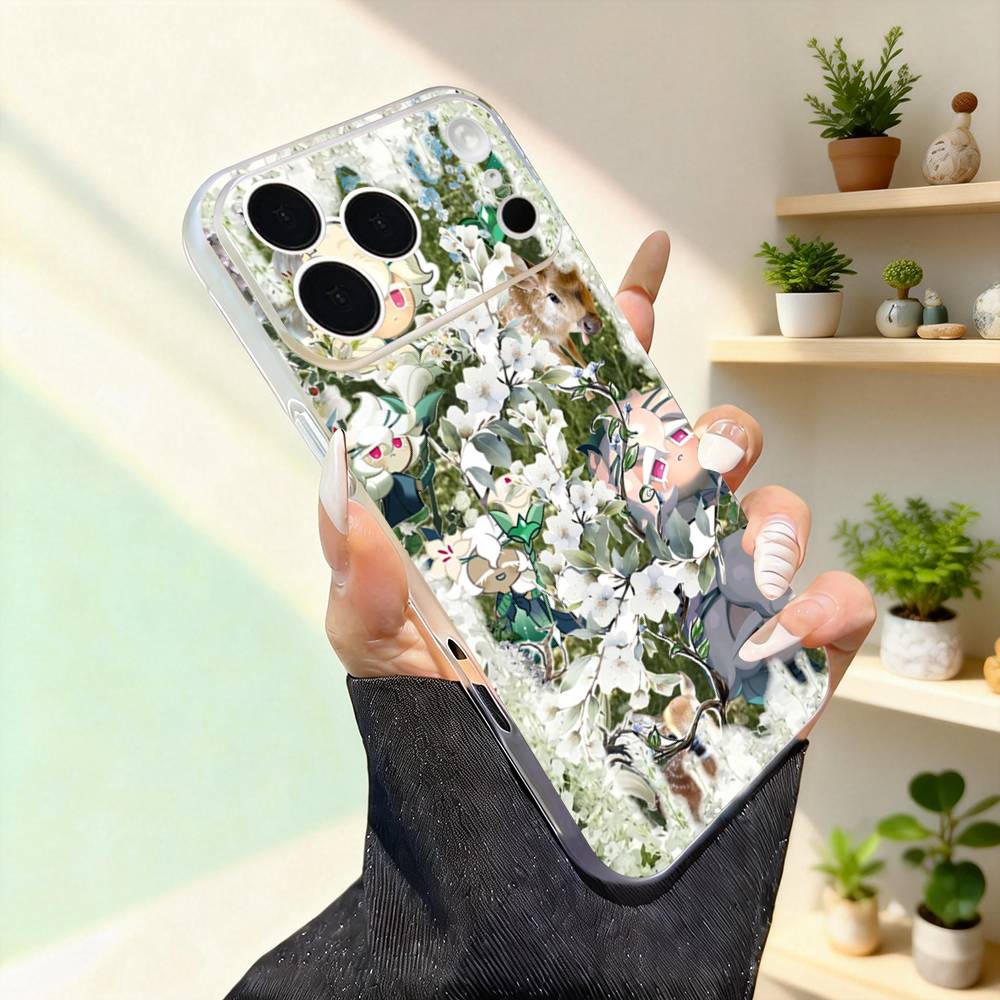 R-Run K-Kingdom White lily For iPhone 11,12,13,14,15,16,17,Pro,Max,Plus,Mini,SE4,E Phone Case With Magsafe Wireless