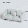 Mini Dollhouse Simulation Sofa 1:12 Living Room Furniture  Dollhouse Decoration Accessories