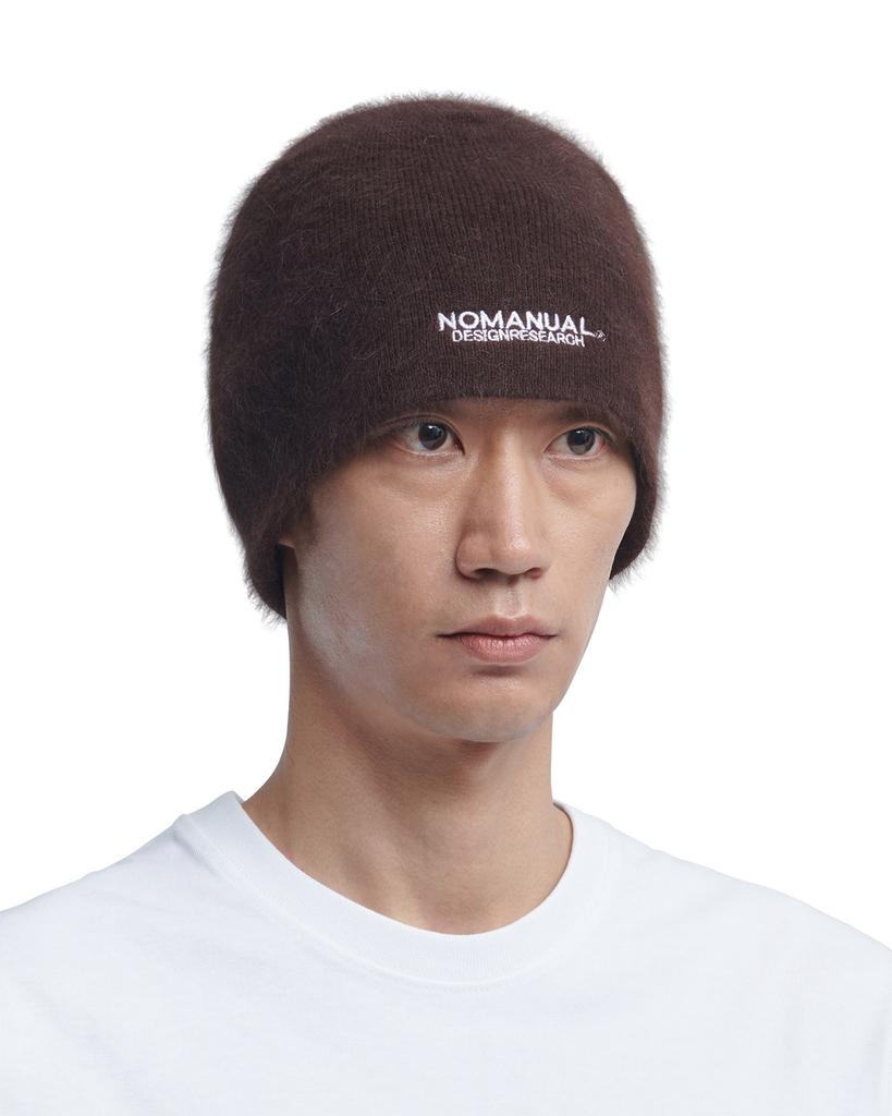 Шапка-бини Nomaenyueol Nm с помпоном - Коричневая