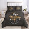 Quality Western 100% Polyester Bedding Set Christmas Winter Duvet Cover Sets Reactive Printing Kids Adult Bedding Sets Dropship