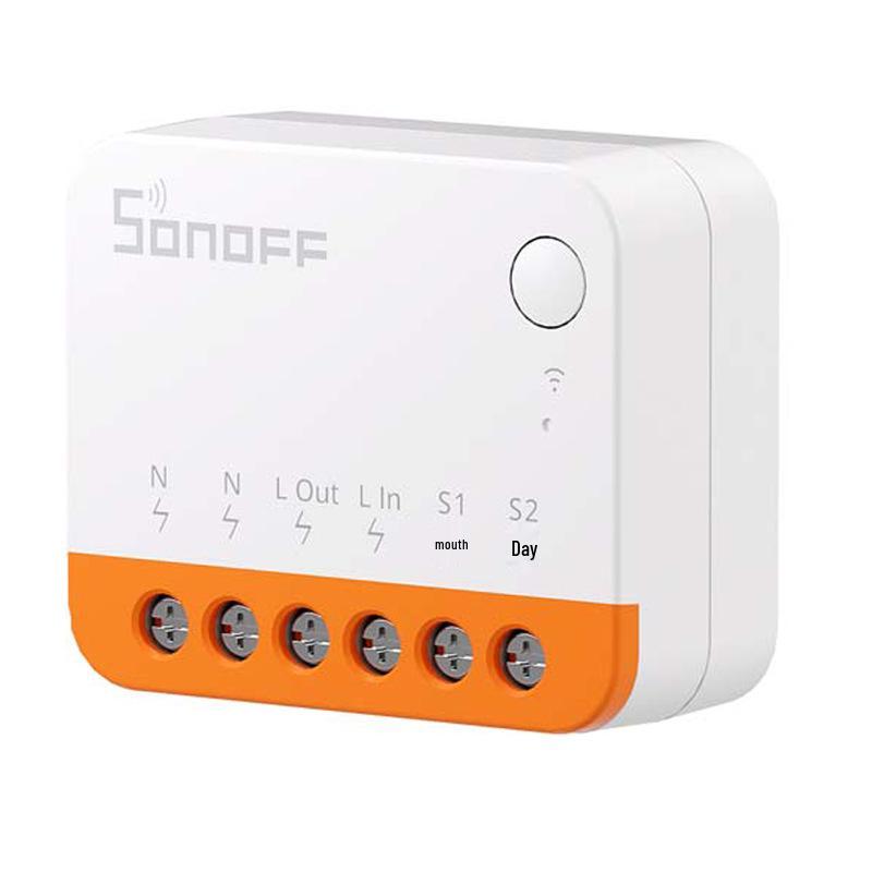 Wi-Fi умный переключатель Sonoff Mini R4: Двойное управление, Удаленное включение/выключение, Простое включение/выключение устройства с возможностью Micro-Link