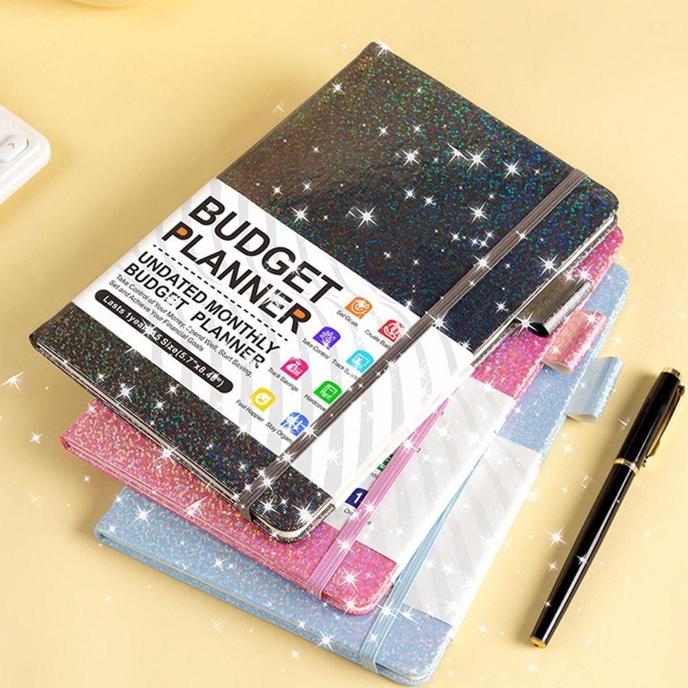 Undated A5 Cash Budget Planner Book Multifunctional Expense Tracker Notebook Personal