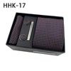 Men'S Tie Square Cuff Tie Clip Gift Box Set Business Casual Tie Black Gift Box