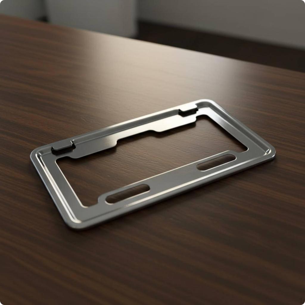 Electric Bike Registration Plate Bracket Rust Resistant Holder Easy Installation Vehicle