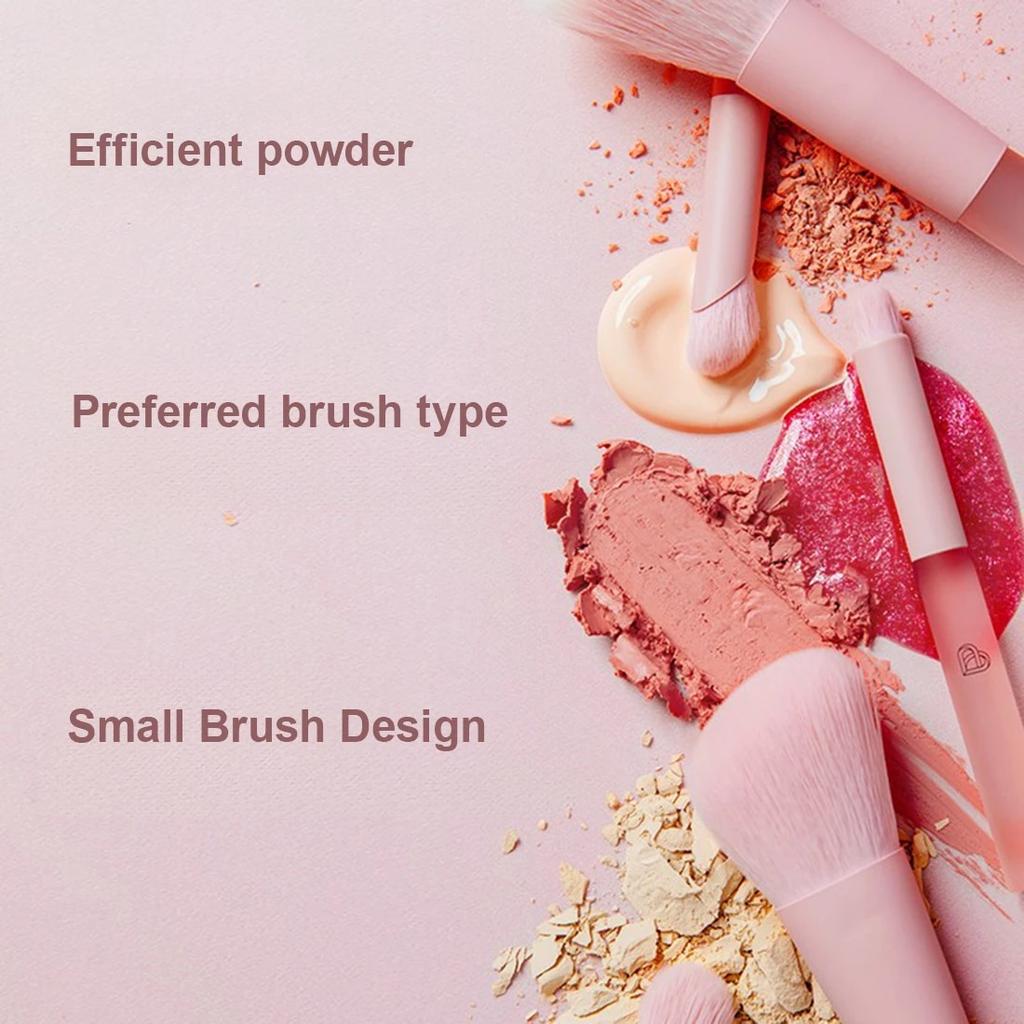 10Ppcs Pink Soft Fluffy Makeup Brushes Set Cosmetics Foundation Blush Powder Brush Eyeshadow Brush Makeup Tool
