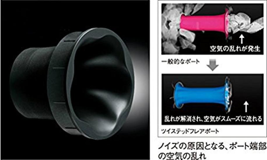 YAMAHA Сабвуфер Flare/A-YSTII/Twisted Port/Черный NS-SW050(В)