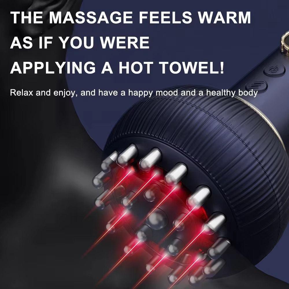 Smart Vibrating EMS Microcurrent Massager Wireless Design Guasha Scraping Brush  Health Maintenance