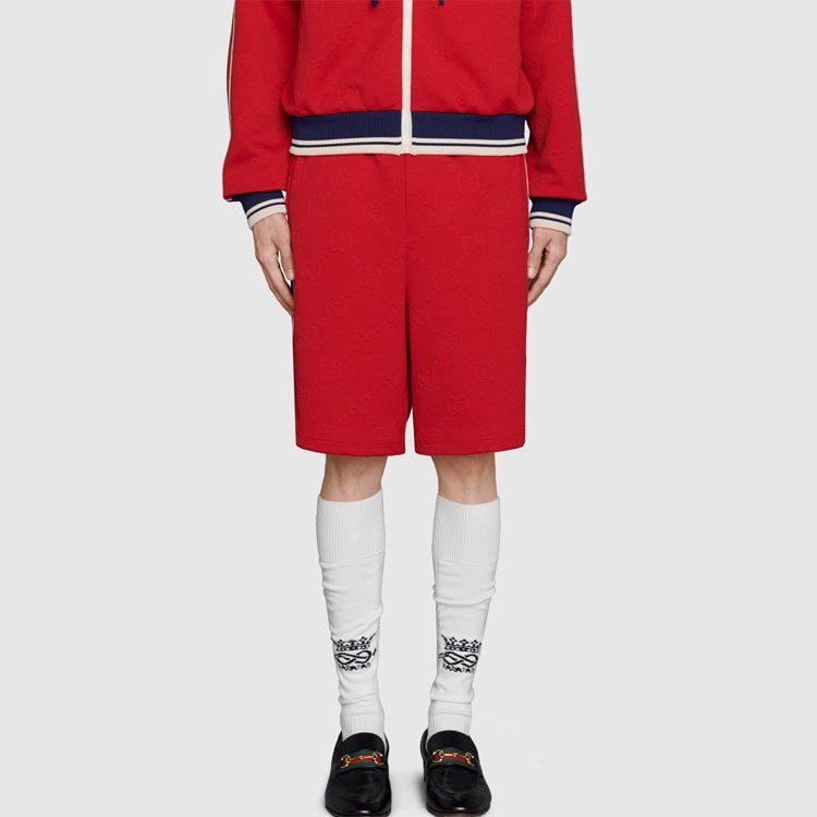 Gucci Повседневные шорты мужские красные средние 662336-XJDEM-6863