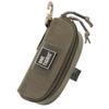 ONETIGRIS Sunglasses Case for Eyeglasses and Other with Hook and MOLLE Included Accessories, Belt, (Green)