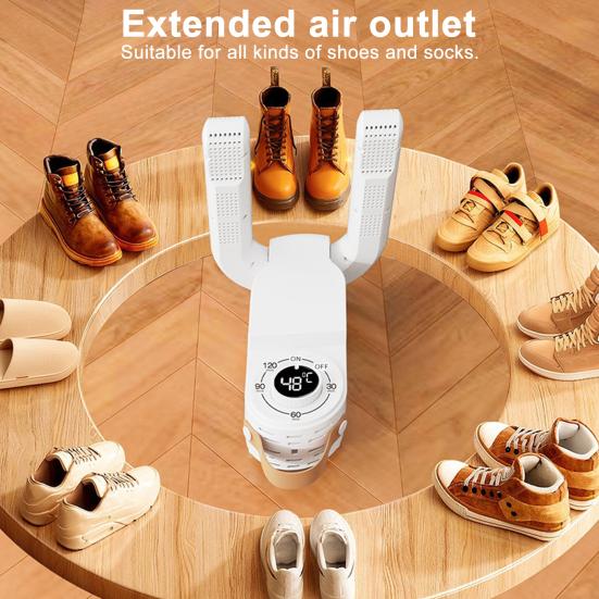 Умная сушилка для обуви с интеллектуальным контролем температуры Быстрый нагрев Низкий уровень шума Складная конструкция Сушилка для обуви Сушилка для обуви