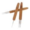 3Pcs/Lot Double Head Dreadlock Crochet Needle Hook Hair Extensions Weaving Tool
