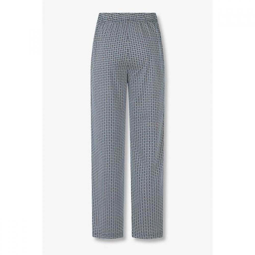 Emporio Armani Мужские хлопковые штаны для отдыха с узором 0816332005