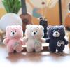 Adorable Bear Plush Doll With Pp Cotton Filling For Bag Charm And Collectors