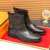 Size 38-46 Retro Men Ankle Boots Men Comfortable Cowboy Boots European Outdoor Waterproof Training Brand Boots Men