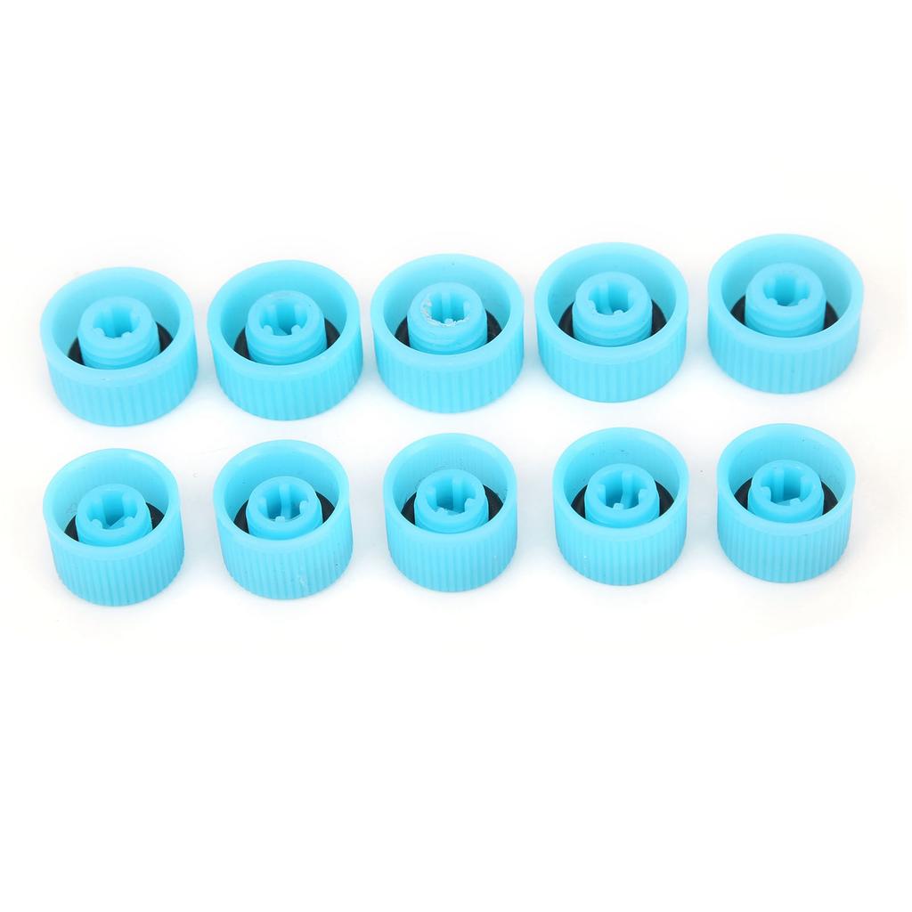 10Pcs A C Refrigerant Port Cap W Seal Ring High Low Side Air Conditioning Service Dust Cover