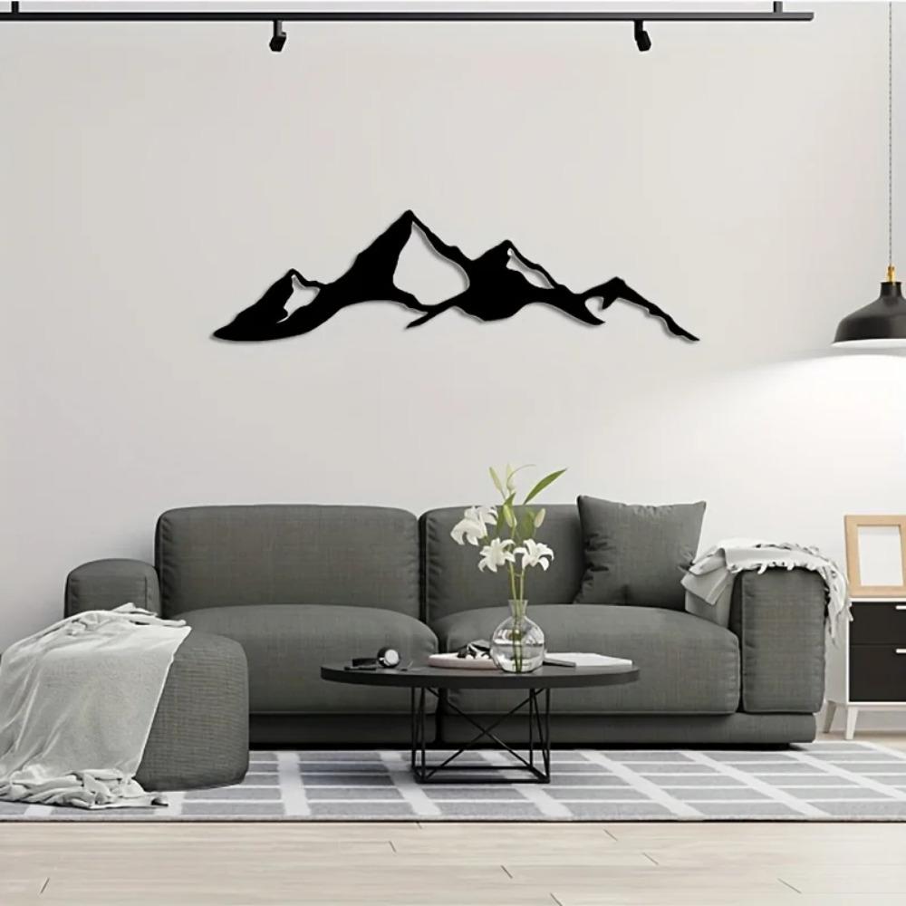 Настенное искусство из металла Denali Mountain – прочный, не подверженный ржавчине алюминиевый композит, стильный декор для внутренних и наружных стен для элегантных пространств
