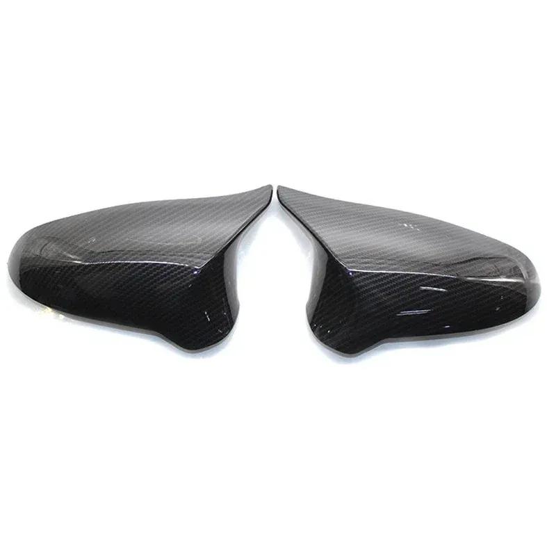 High Quality Mirror Cover Real Carbon Fiber Side Mirror Cover Cap Trim For BMW M2 E87 18-21, M3 F80 M4 F82 14-20 Left Hand Drive