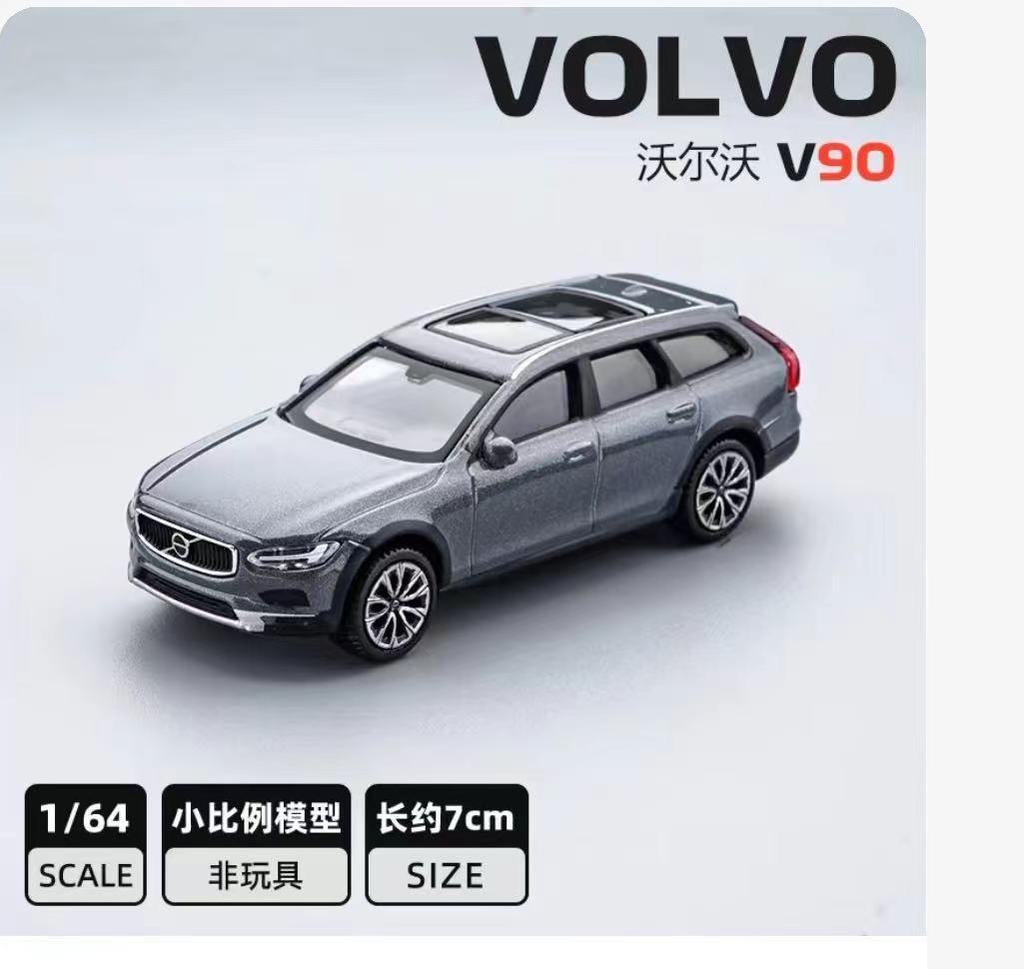 1:64 Volvo V90 V 90 Static Simulation Alloy Car Model Toy Collection Display Piece Gift