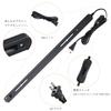 Kyodo Lighting Duct Rail, 0.5m, with Outlet and Switch (GT-DJ-0.5MGDT-B) Lighting Rail with Lighting Bar Code, Stylish Rail, Ceiling Lighting, Easy