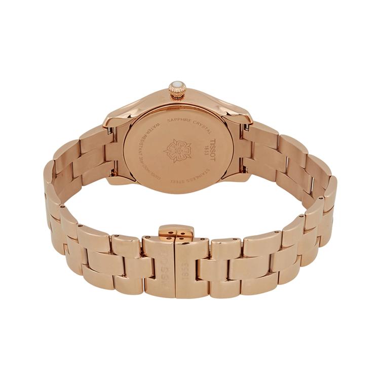 TISSOT Quartz Movement 30m Water Resistance Women's Watch 30mm Gray Dial Stainless Steel Case T112.210.33.061.00