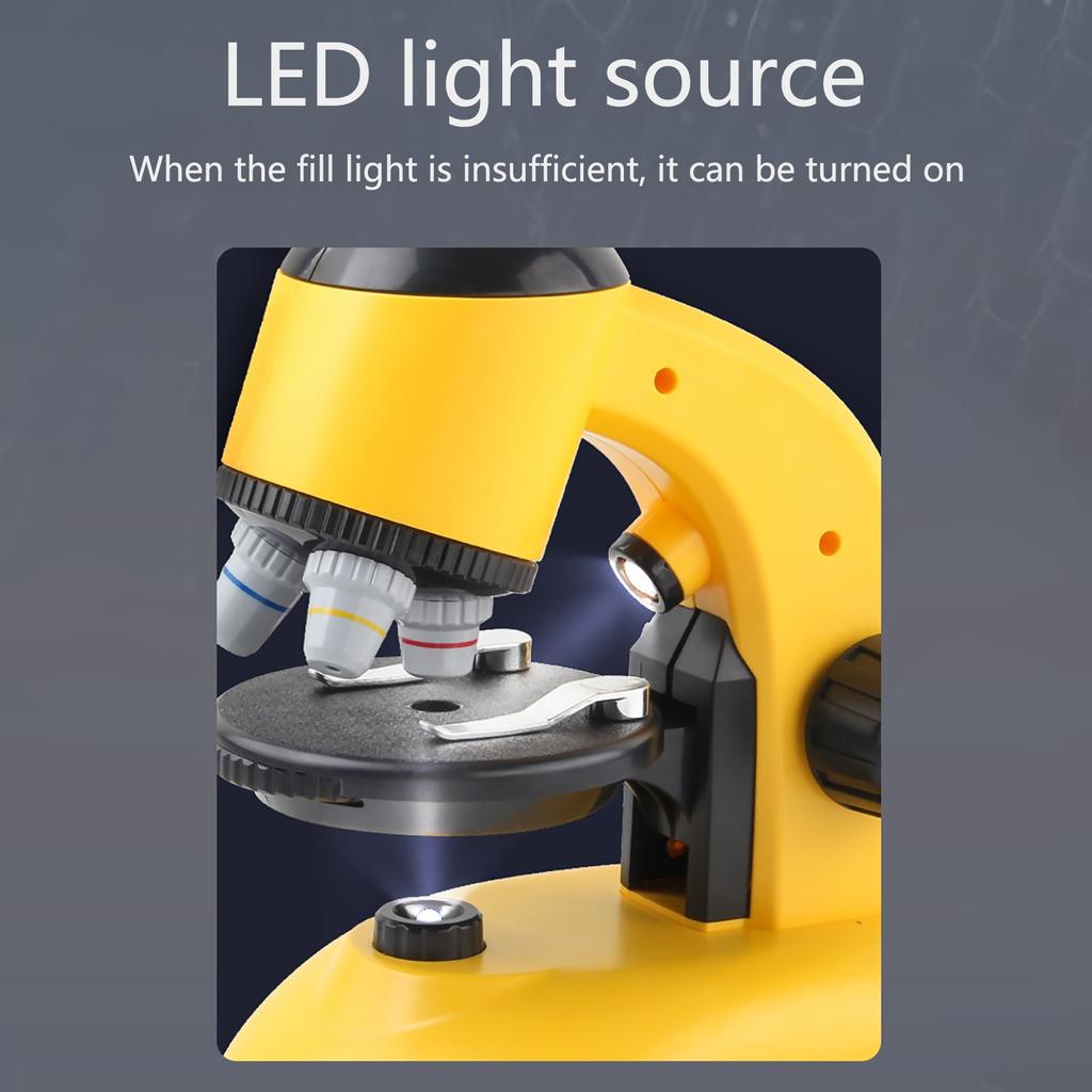 Детские игрушки-микроскопы, образовательные и научные игрушки, HD-биологический микроскоп