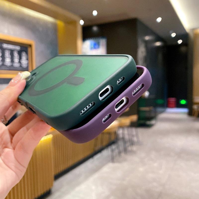Применимо к чехлу для мобильного телефона iPhone 11 матовый магнитный присос Apple 11 ощущение кожи 11 с пленкой для объектива всесторонний противоударный защитный чехол
