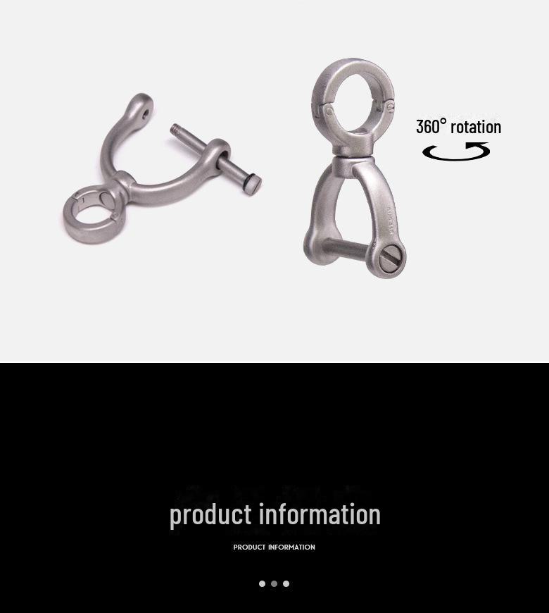 Мужской высококачественный брелок-подвеска из титанового сплава