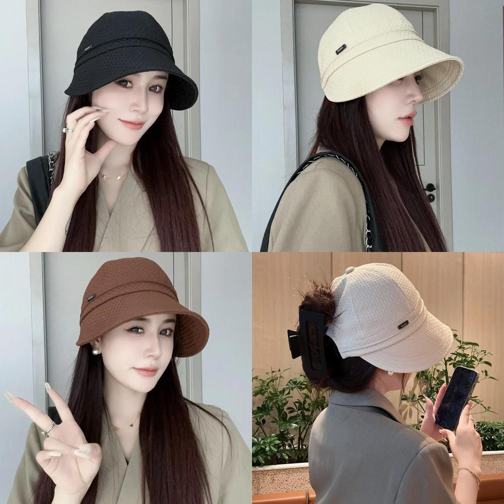Polyester Women Uv Protection Sun Hat With Wide Brim For Spring Summer Outdoors