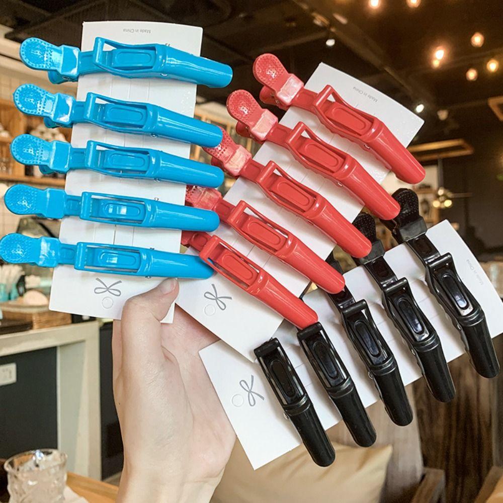 Colorful Crocodile Hairpins Salon Hair Barber Accessories Hairdressing Hair Grip  Men/Women